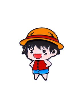 海贼王INS潮日系可爱情侣胸针
