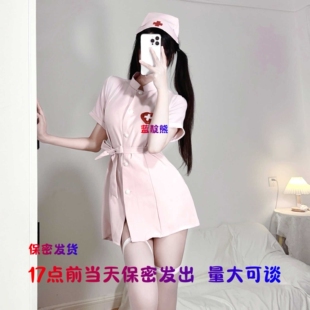 护士服cos护士制服纯欲辣妹蝴蝶结睡裙服角色扮演服家居服夏透气