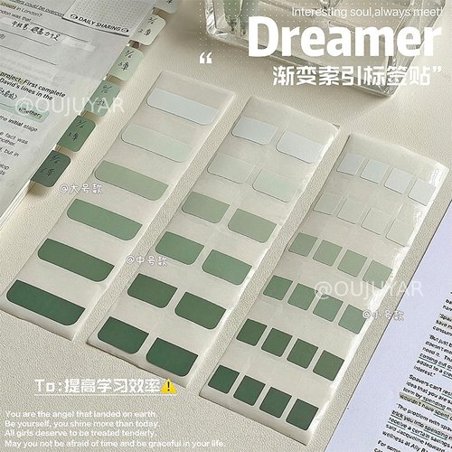出卡打包索引贴可书写便利贴小条标记小卡标签贴纸分类分页便签纸指示记号引索学生用书签笔记透明彩色套装