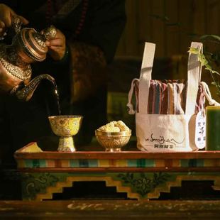 雅安茶厂藏茶黑茶散茶半斤装 阿迦藏茶酥油茶搭档250g