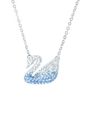 swarovski/正品20蓝色大号女项链