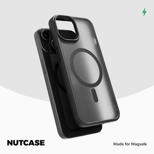 NUTCASE适用苹果15磁吸手机壳新款 简约高级15pro保护套 16pro磨砂肤感iPhone14ProMax防摔Magsafe全包13pm经典