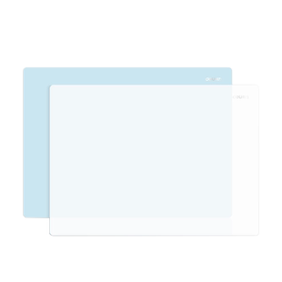 得力软垫板小学生写字初中生考试卷书写作业板半透明硅胶A3考研课桌夹板儿童硬笔书法练字a4垫本桌面A2pvc垫