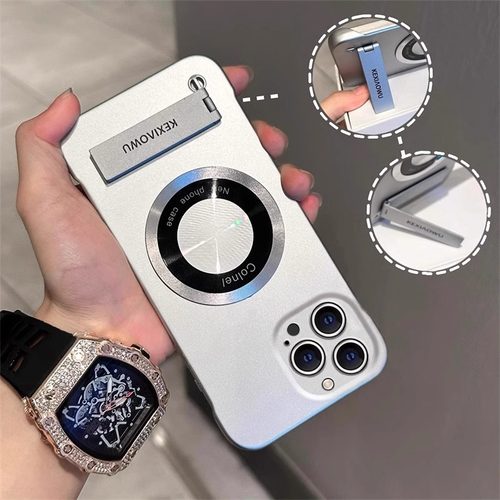 【无边框】适用苹果13磁吸支架壳