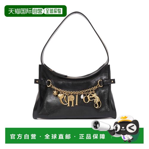 香港直邮Chloe CHLOÉ CHARMS 闪亮皮革流浪包 CH25AS872P60