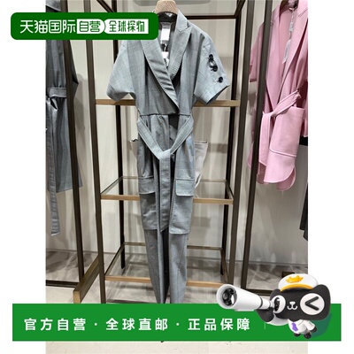 1h可退 香港直邮MaxMara 麦斯玛拉 女士 腰带连体衣 BARI002