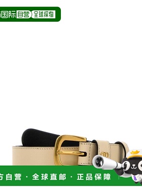 1h可退 香港直邮Valentino 华伦天奴 女士 乳白色皮带腰带 6W0T0S