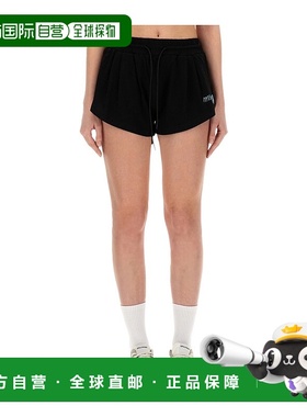 香港直邮MSGM logo标识抽绳短裤 3641MDB72247002