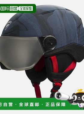 自营欧洲直邮ROSSIGNOL Whoopee Visor Impacts儿童带镜滑雪头盔