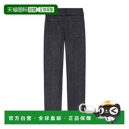 Courreges 直筒牛仔裤 226DPA454DE0035直筒裤 【付后1h可退】