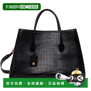 香港直邮AMIRI 男士 黑色 Embossed Croc Honey 50 托特包 AMHABA
