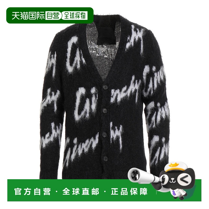 香港直邮Givenchy 纪梵希 男士 针织开衫 black黑色 舒适时尚