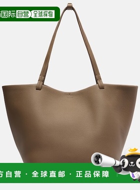 香港直邮The Row 女士 Park Three 皮革手提包 grey灰色 舒适时尚