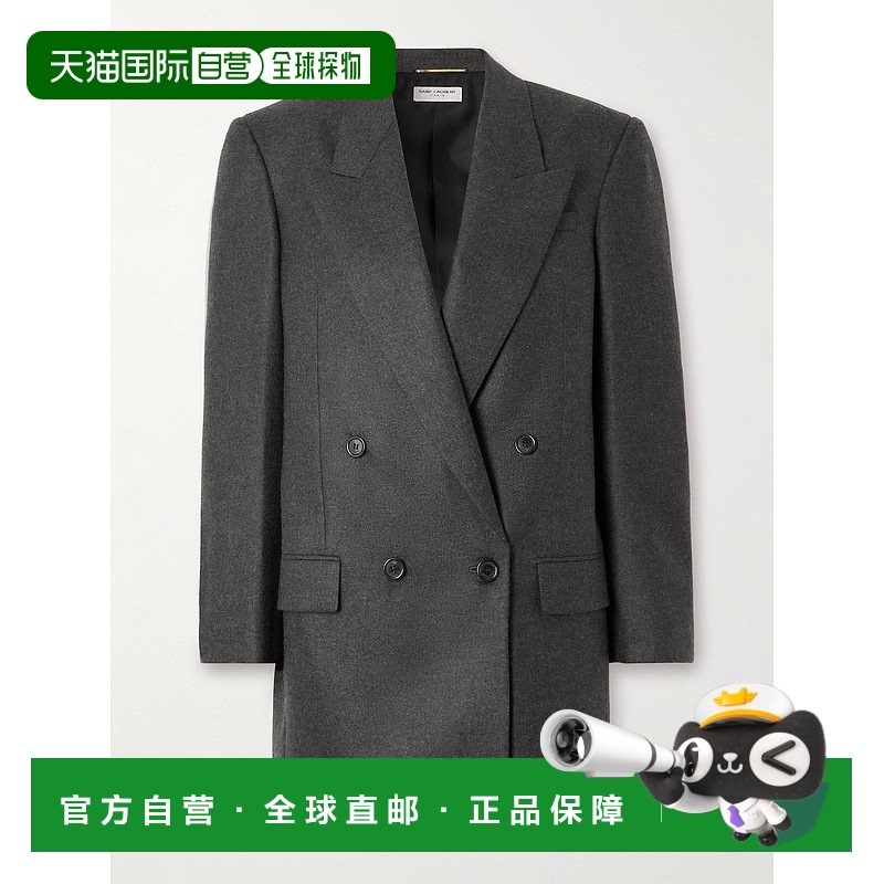 香港直邮Saint Laurent 圣罗兰 女士 长袖羊绒西装外套 798010Y2H