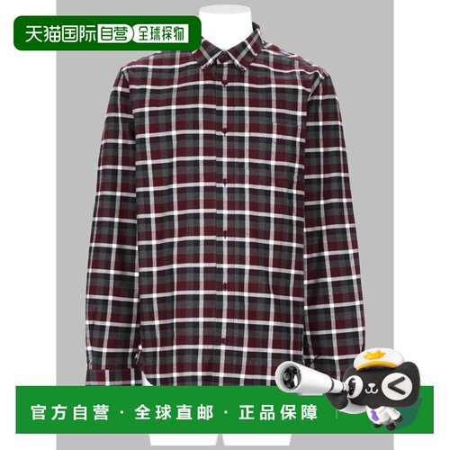 1h可退 香港直邮Acne Studios 艾克妮 男士 QUADRI 全棉衬衫 21G1