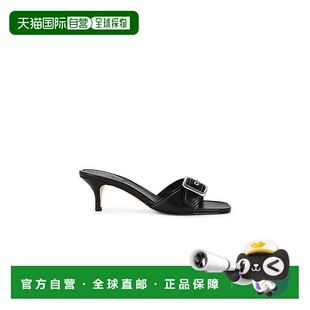 香港直邮Coach 蔻驰 女士 Margot 皮质凉鞋 CCM12高跟