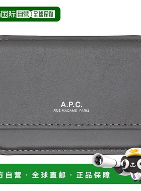 香港直邮A.P.C. 男士 灰色 Magna Carta 卡包 PXAWVH63151