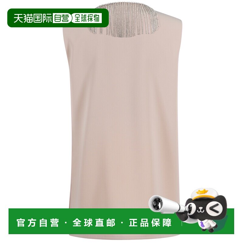香港直邮Sportmax 斯宝麦斯 女士 无袖人造钻石上衣 SPXFAGLIA001