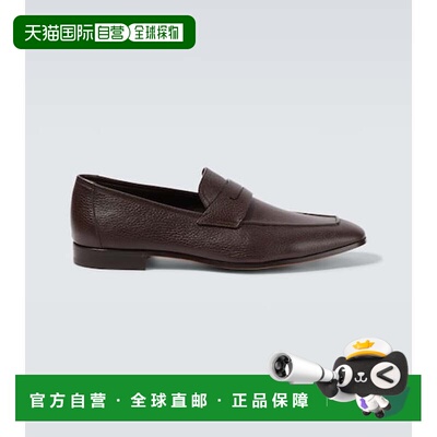 1h可退 香港直邮Berluti 伯尔鲁帝 男士 Lorenzo 皮质乐福鞋
