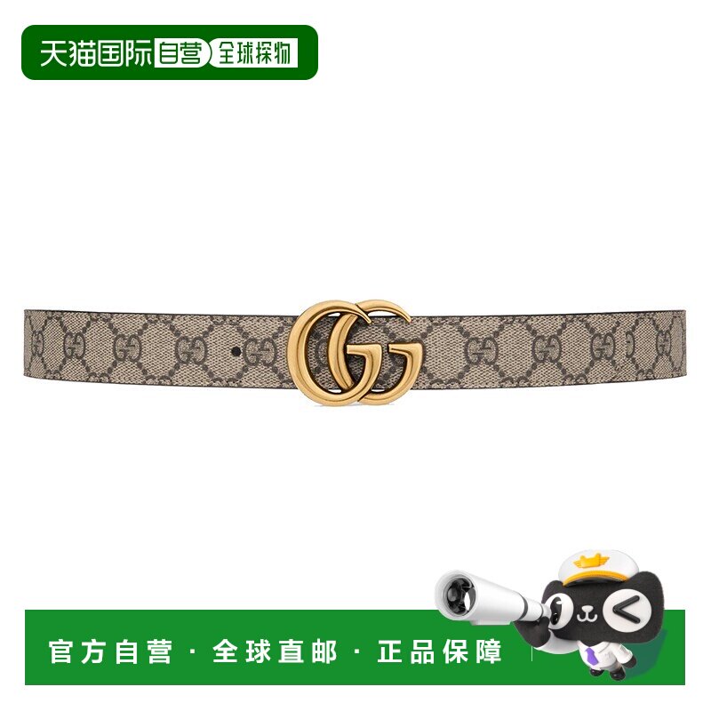 自营Gucci/古驰 男女通用GG Marmont双面腰带皮带图片
