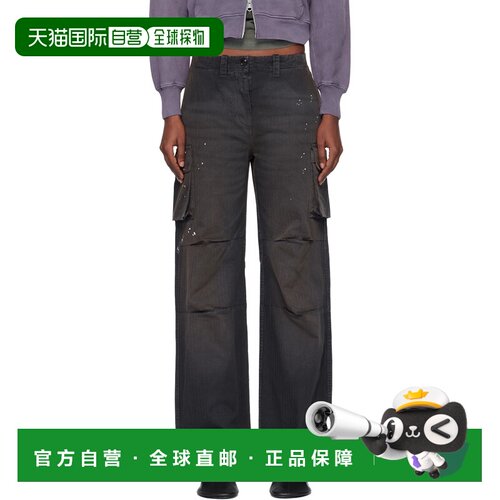 1h可退 香港直邮Our Legacy 女士 OUR LEGACY 黑色 Peak 工装裤 W