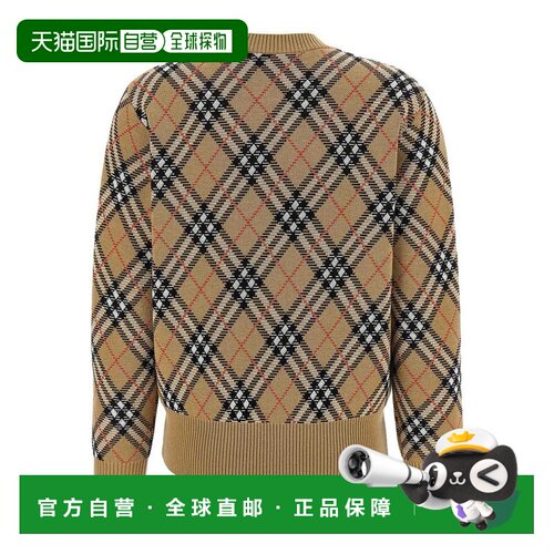 香港直邮BURBERRY 女士针织衫 8110514 AW2025 浅棕色 W:AU25-WW-