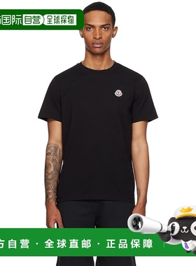 1h可退 香港直邮Moncler 盟可睐 男士 三件装黑色 Logo Patch Cot