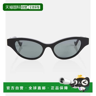 1h可退 香港直邮Gucci 古驰 女士 精饰猫眼太阳眼镜 000919新款