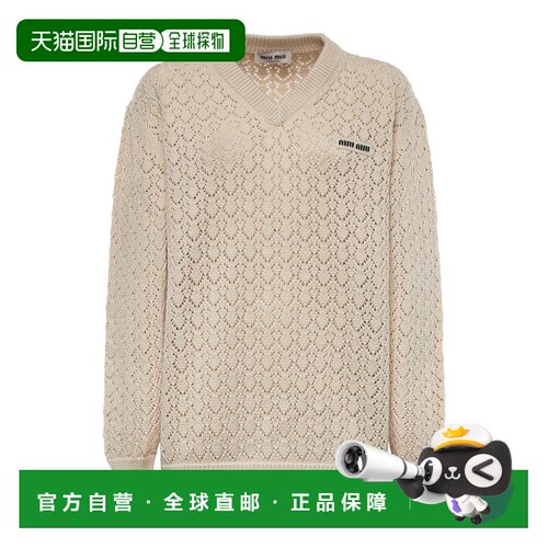 香港直邮MIU MIU 女士针织衫 MML05Z191AF0304 AW2026 花色 长袖