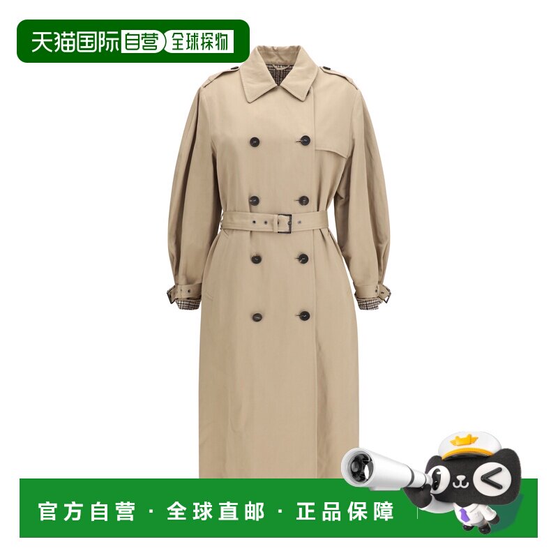 香港直邮Brunello Cucinelli 布内罗 古奇拉利 女士 束带风衣 ML5