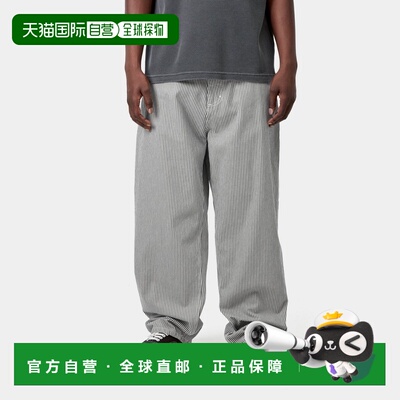 自营欧洲直邮Carhartt WIP Mercer Single Knee男士棉质条纹工装