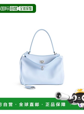 欧洲直邮BALENCIAGA (2025) 女士 Rodeo 云蓝色小号手提包斜挎包