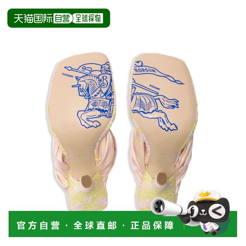 1h可退 香港直邮BURBERRY 女士高跟鞋 8079968B8684 SS2024 白色