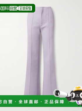 1h可退 香港直邮Chloe 蔻依 女士 羊毛绉喇叭长裤 CH25WPA10066