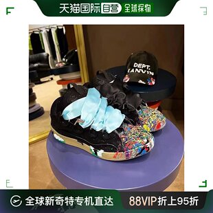 Gallery Dept FWS 香港直邮Lanvin 女款 Curb黑色泼墨面包球鞋