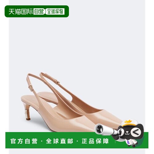 香港直邮Gucci 古驰 女士 Castello 皮质露跟浅口鞋