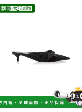 香港直邮Balenciaga 巴黎世家 女士 Knife Cupro 打结凉拖单鞋