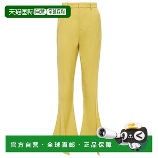 1h可退 香港直邮Y PROJECT 女士 喇叭形长裤 yellow黄色 舒适时尚