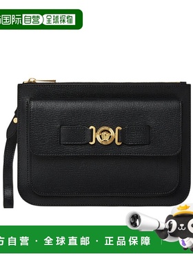 香港直邮Versace 徽标手拿包 10161141A105441B00V斜挎包单肩包