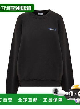 香港直邮off-white 女士 刺绣花朵箭头卫衣 OWBA055F23JER007长袖