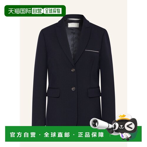香港直邮PESERICO 女士西服 100313869217000 CO 蓝色 Blazer wit