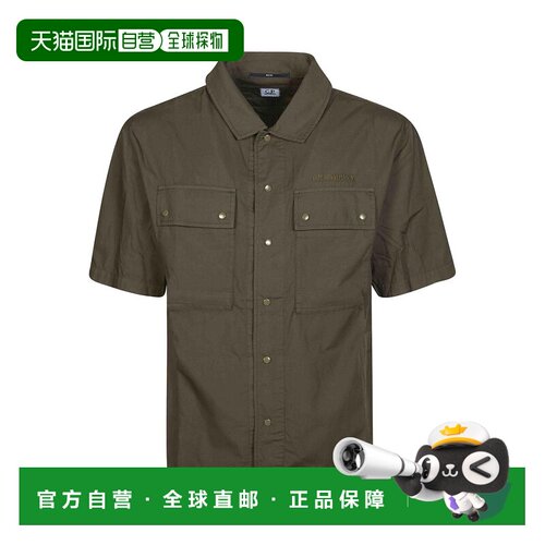 1h可退 欧洲直邮C.P. COMPANY 男士衬衫 20CMOS242A005691G683 SS