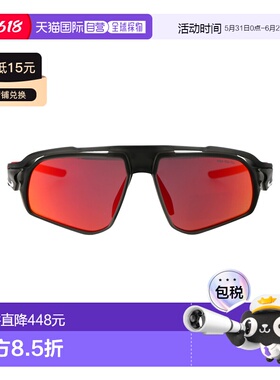 1h可退 香港直邮Nike 耐克 女士 灰色带红色镜面哑光烟煤色醋纤太