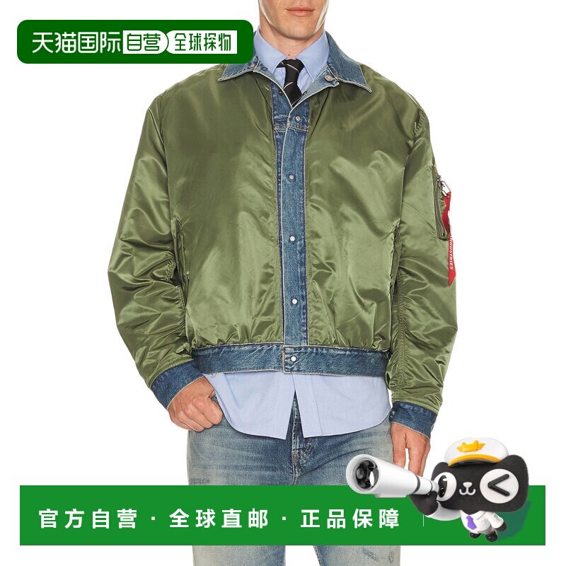 香港直邮Junya Watanabe 渡边淳弥 男士 x Alpha Ma-1 航空夹克 W