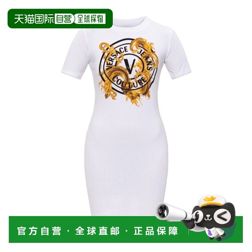 1h可退 香港直邮VERSACE JEANS 女士连衣裙 80HAOE01CJ02EG03 SS2