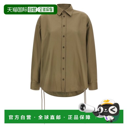 1h可退 香港直邮Balenciaga 巴黎世家 女士 UP FRONT 纽扣衬衫 85