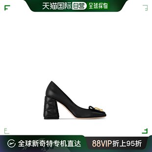 8.5cm 小羊皮黑色高跟鞋 VUITTONLV 欧洲直邮LOUIS