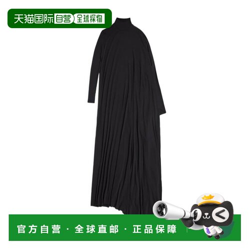 【99新未使用】香港直邮Balenciaga 长袖不对称礼裙 719987TNV57