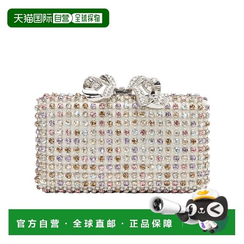 香港直邮Self-Portrait 多水晶手拿包 AW25-305MU