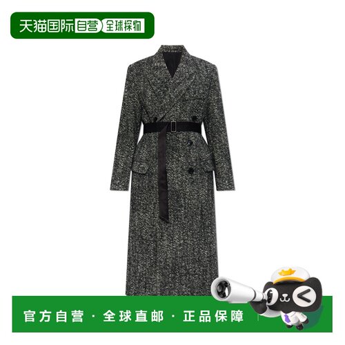 1h可退 香港直邮ISABEL MARANT 女士大衣 MA0468FAC4D01IBLACKECR